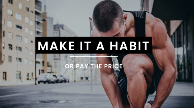 Put money on the line if you break your new habit at Make It a Habit or Pay The Price by Andy Dao