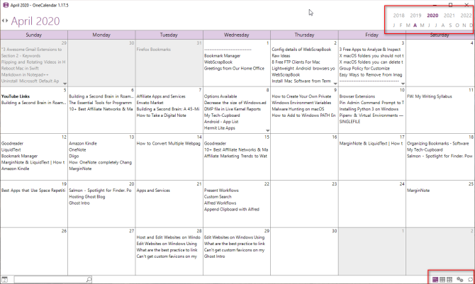 How To Create A Onenote Calendar Template Onenote 2022 Calendar