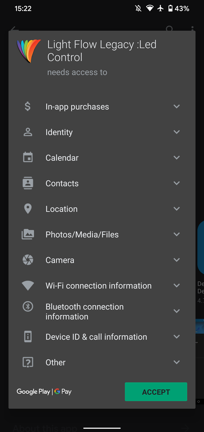 Android Legacy Permissions