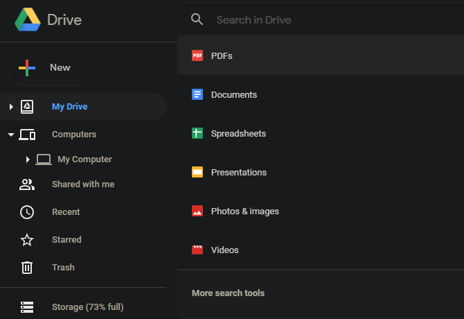 Google Drive Basic Search