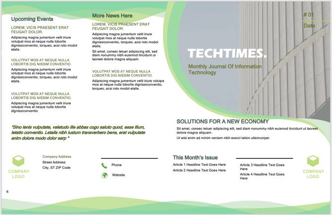 13 Free Newsletter Templates You Can Print Or Email As Pdf 13 Free Newsletter Templates You Can Print Or Email As Pdf