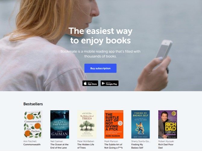 Bookmate eBook Subscriptions