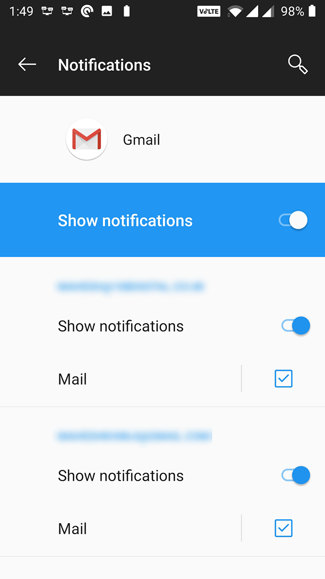 not receiving yahoo email notifications on android