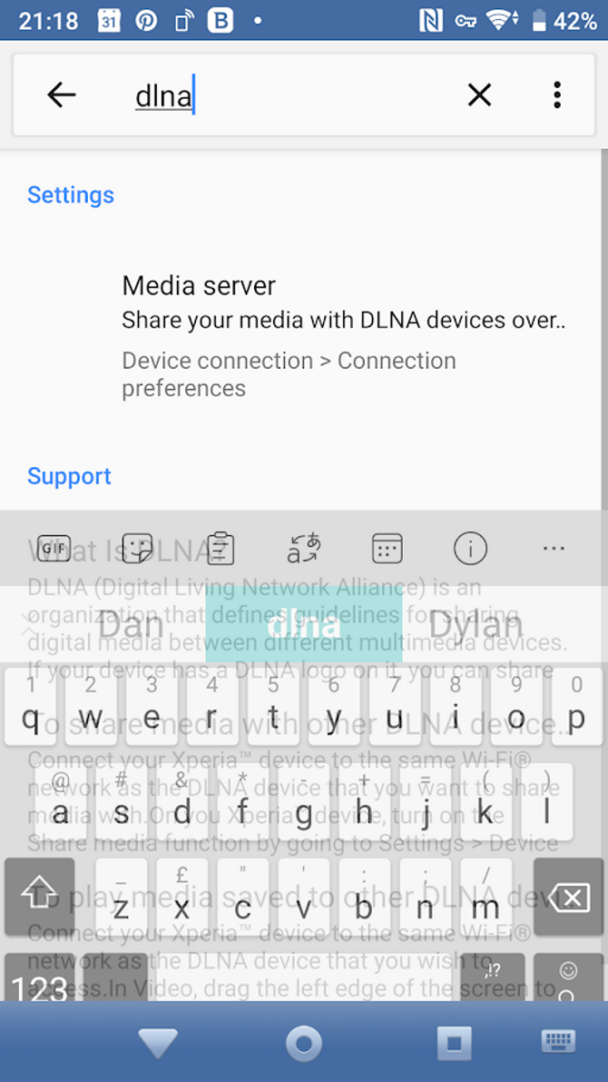 Set up Android as a DLNA server