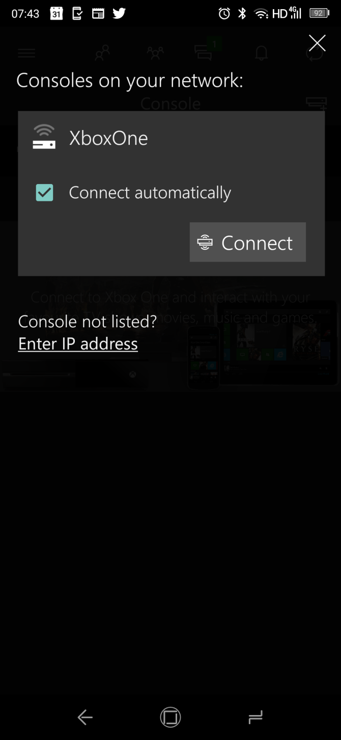 Cast video to xbox one from android phone