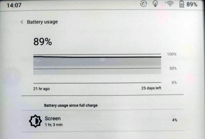 onyx boox nova2 review of battery life