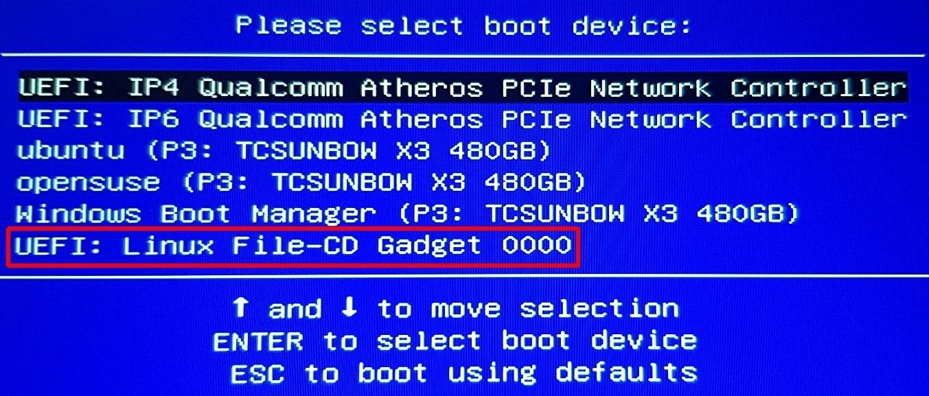 válassza ki a boot menü opciók windows 10