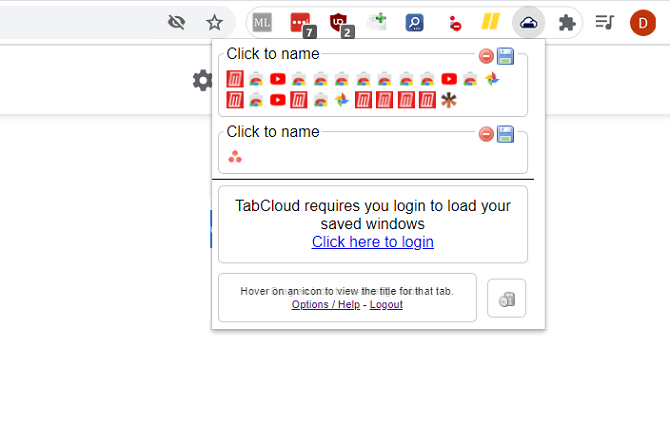 tabcloud chrome extension