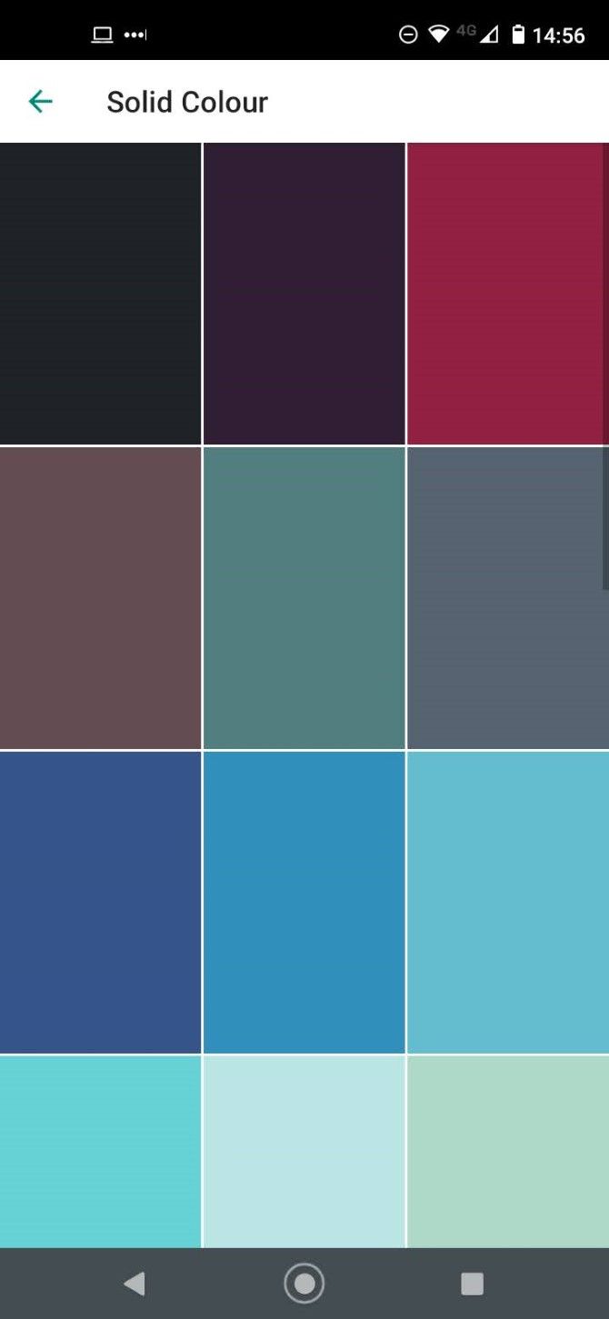 whatsapp background colors