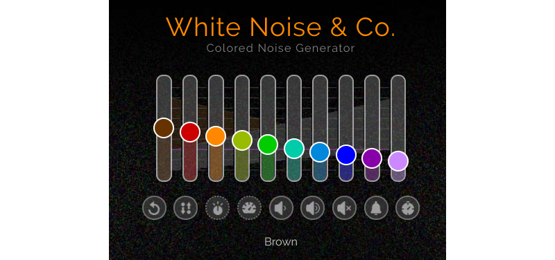white noise screenshot