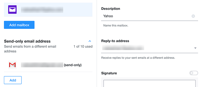 add reply to email to yahoo