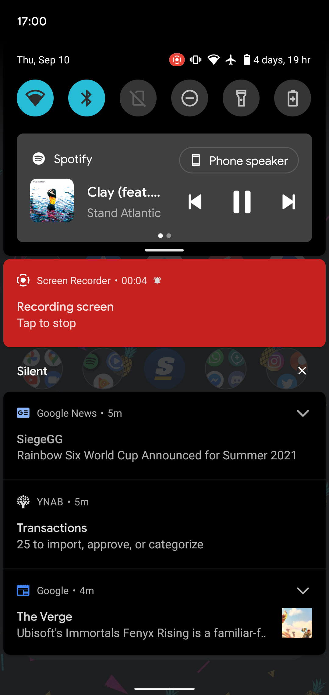 Stop Screen Recording Android