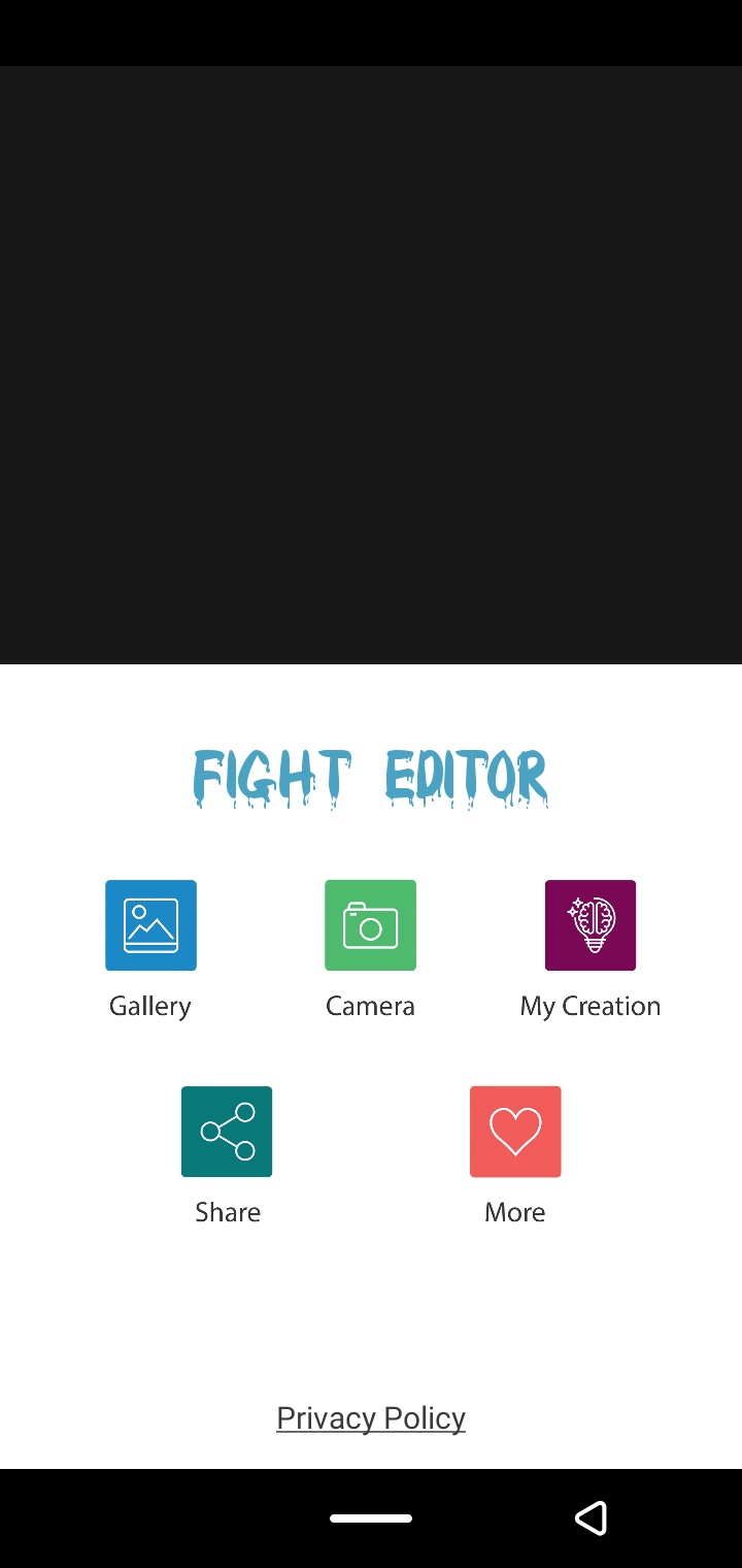 Fight editor interface