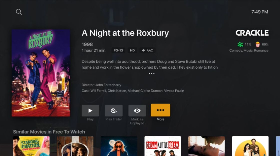 Plex app More button - Gli 8 modi migliori per guardare film insieme online