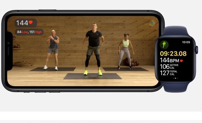 Apple Fitness Plus Workout Session