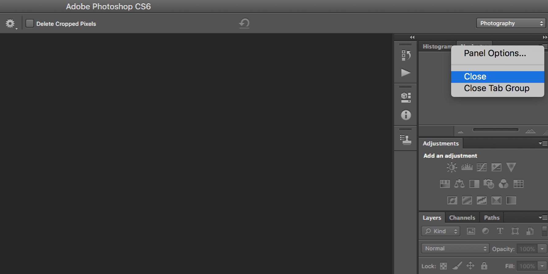 to reset adobe photoshop s appearance
