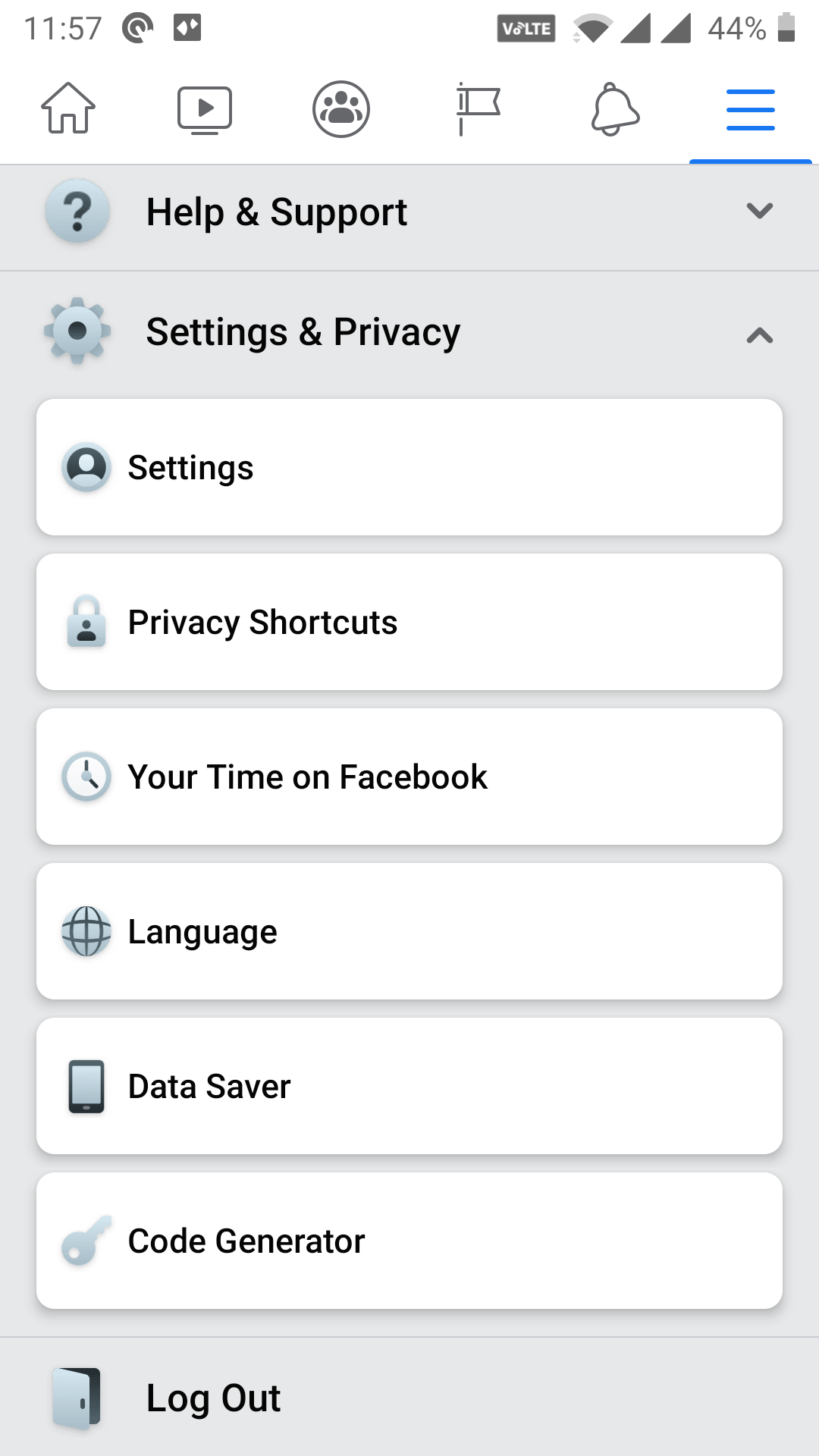 facebook settings privacy