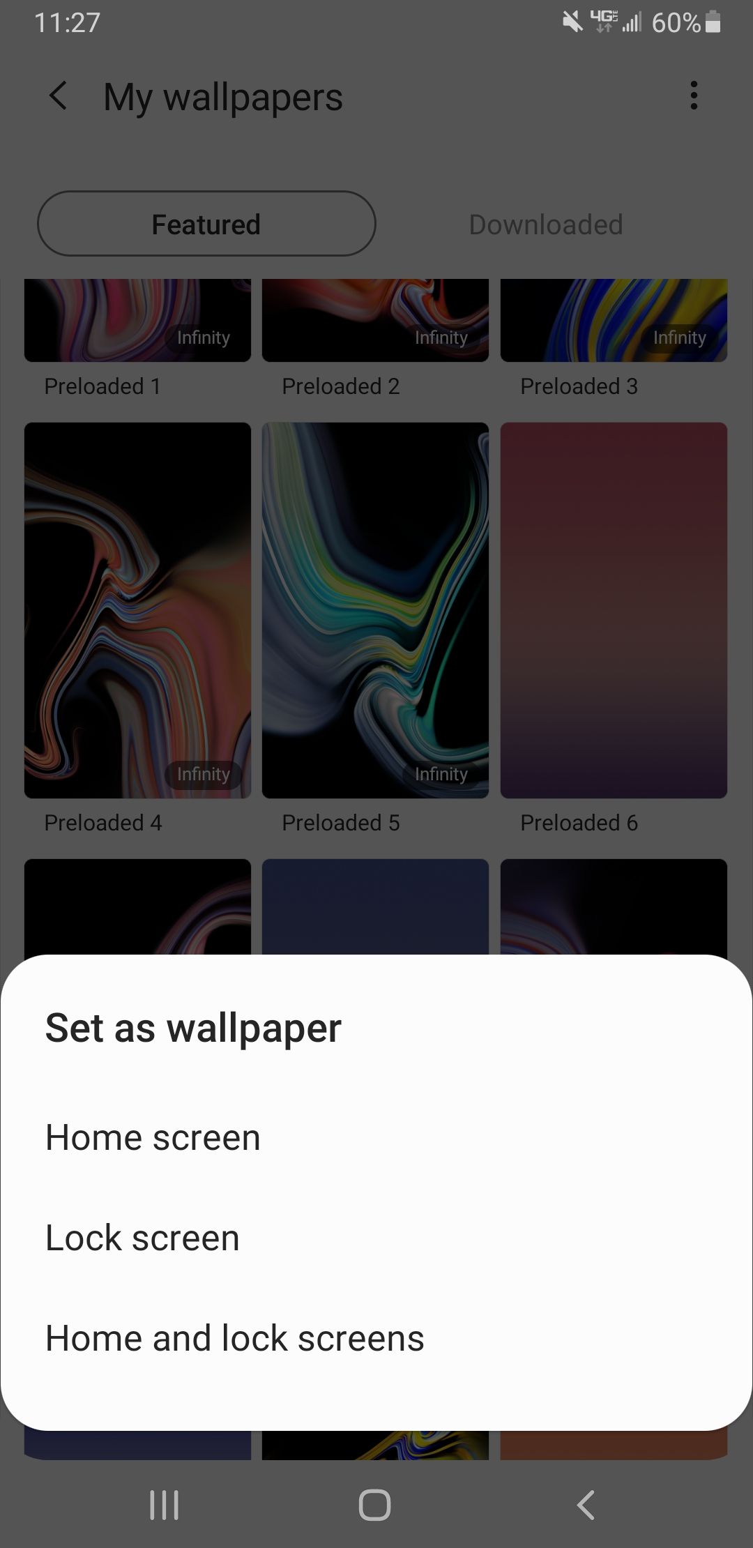 Change Home Screen Samsung Wallpaper Library