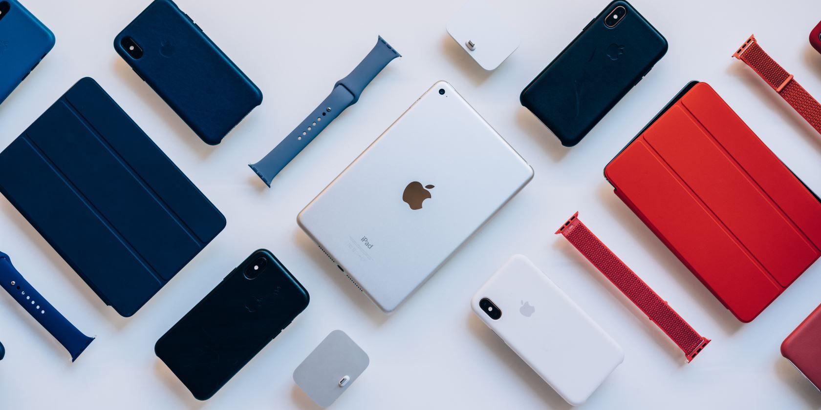 A collection of Apple devices