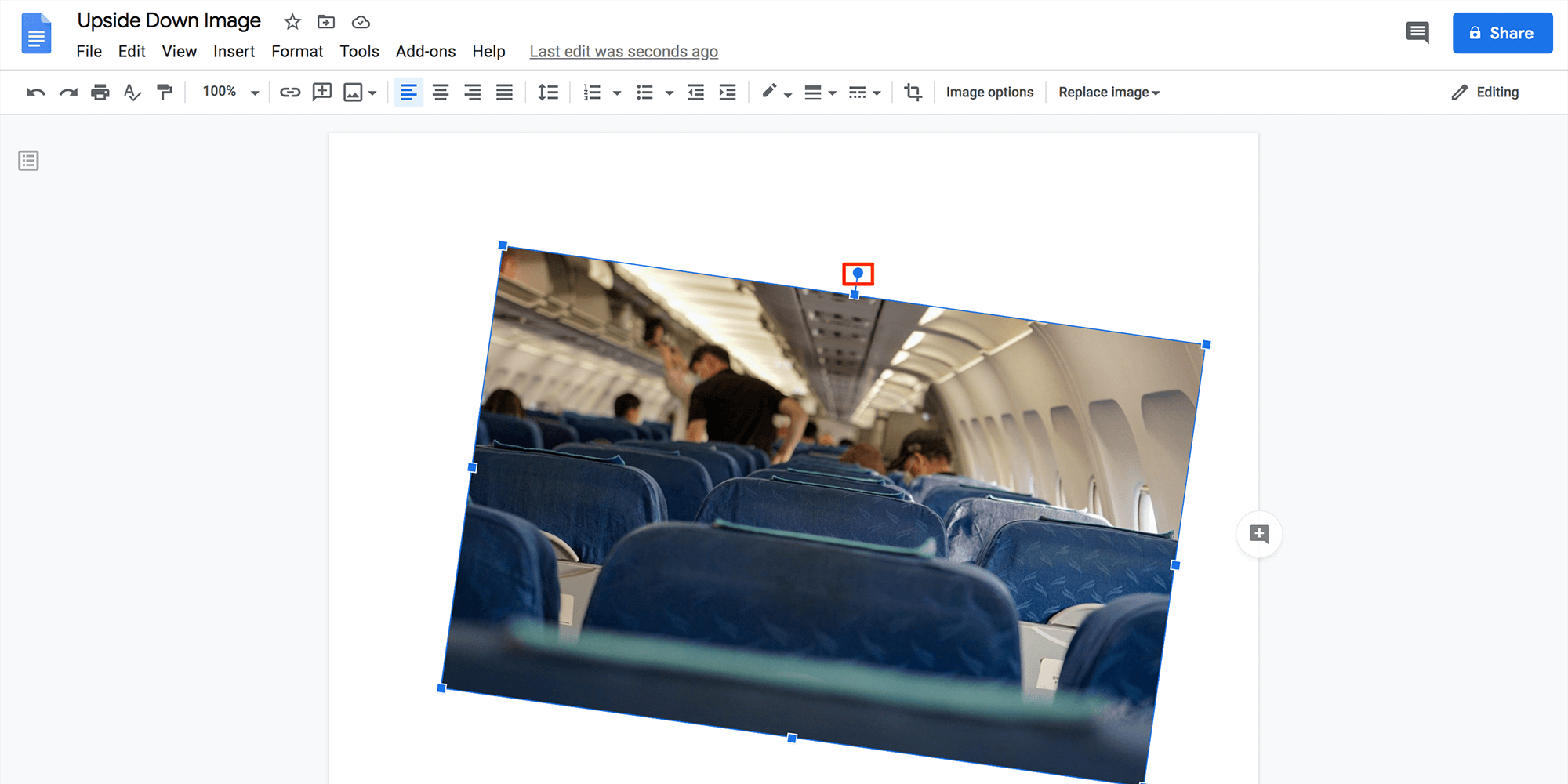How to Turn a Photo Upside Down in Word, Apple Pages, and Google Docs