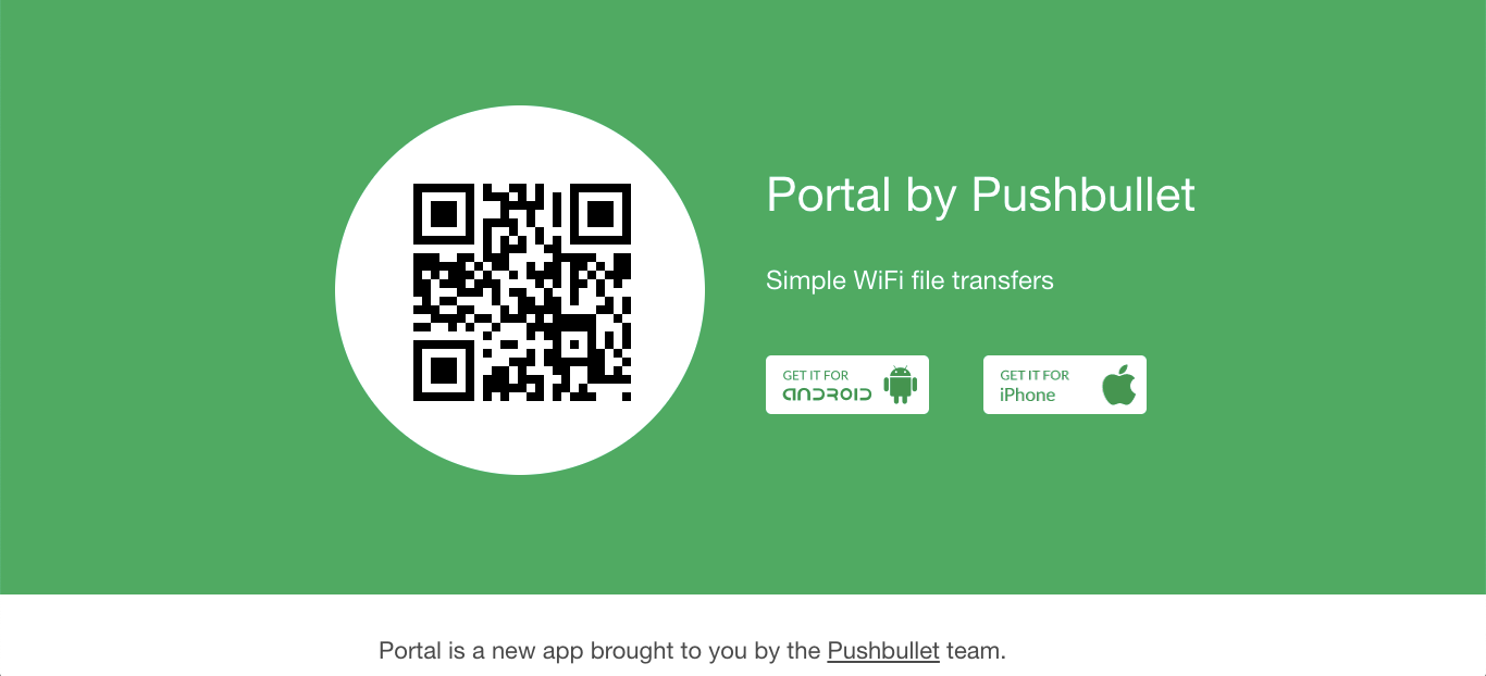 portal by pushbullet - Come spostare file Mac su Android senza trasferimento file Android