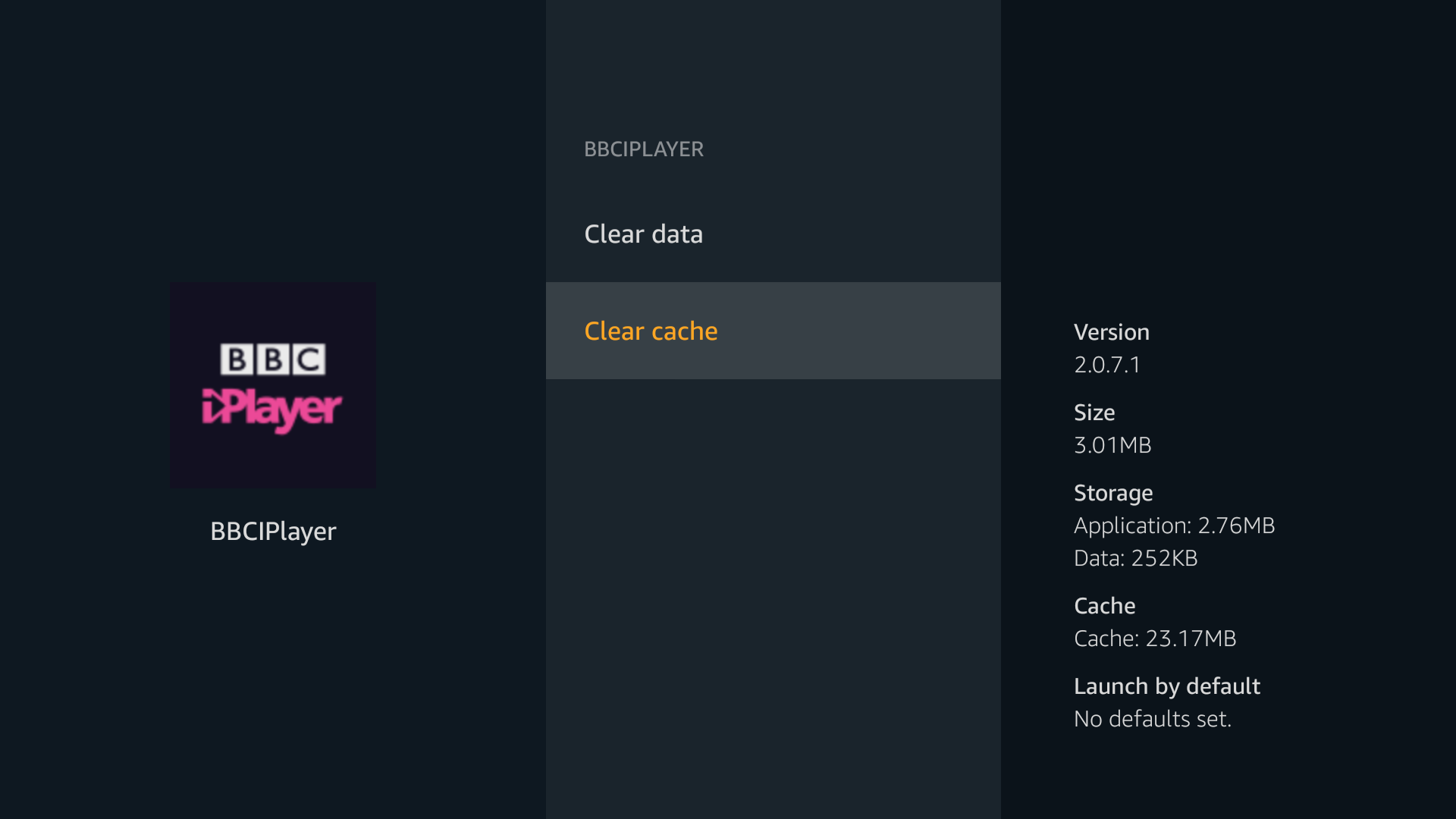 reset apps on fire stick