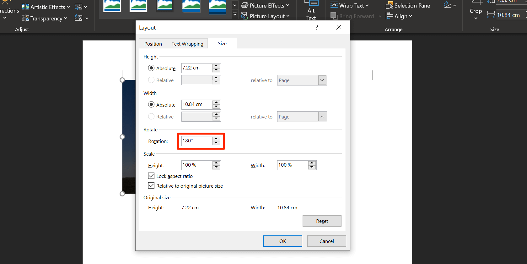 How to Turn a Photo Upside Down in Word, Apple Pages, and Google Docs