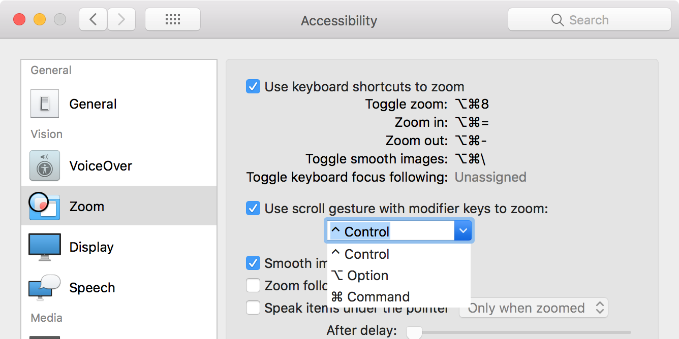 osbuddy how to zoom out mac