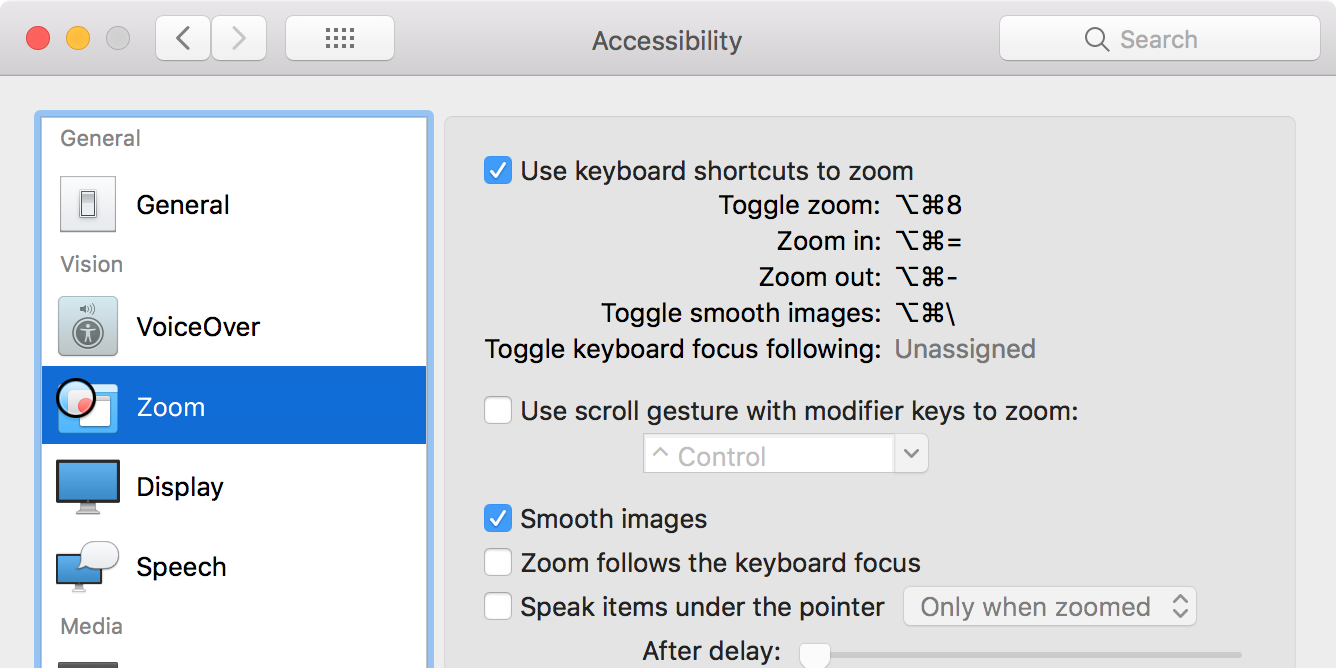 google chrome for mac, stop text from zooming with tiny touch of mouse