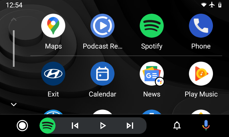 Android Auto Car Home Screen