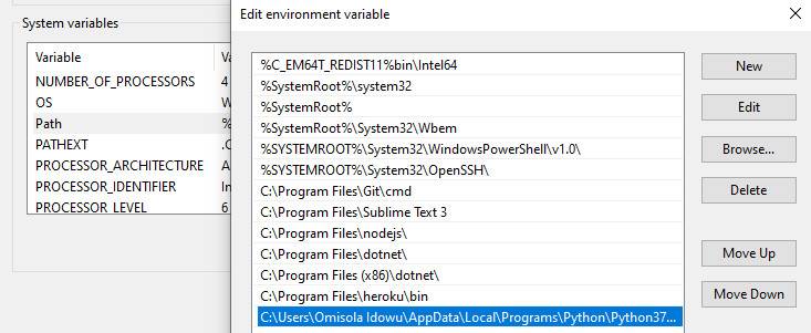 How to Add Python to the Windows PATH variable
