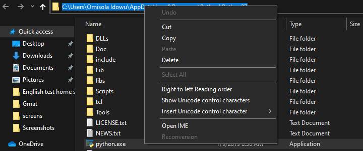 How to Add Python to the Windows PATH variable