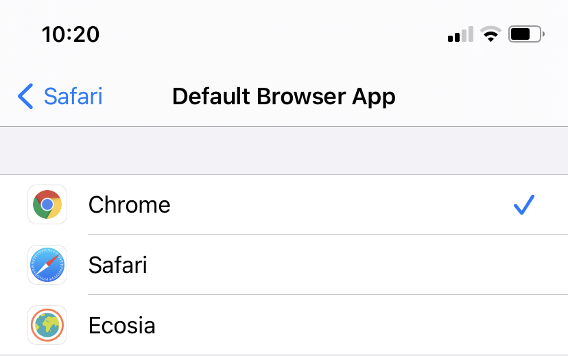 ios 14 default browser app