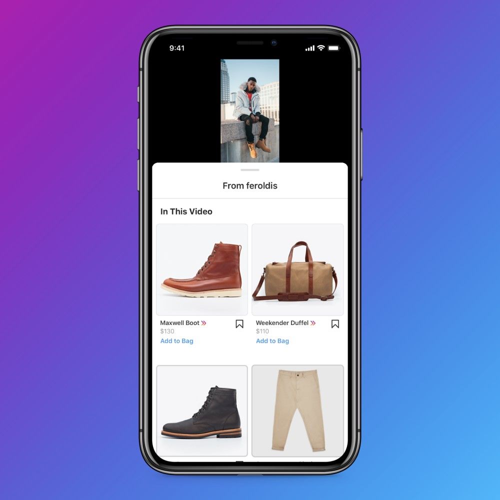 Instagram In-App Shopping Experience