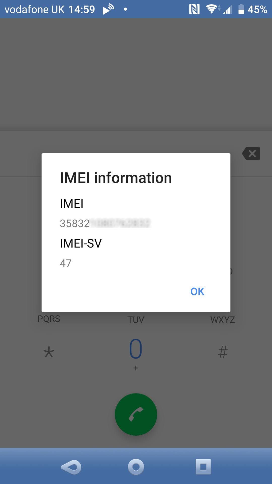 Use the IMEI to unlock your network SIM lock