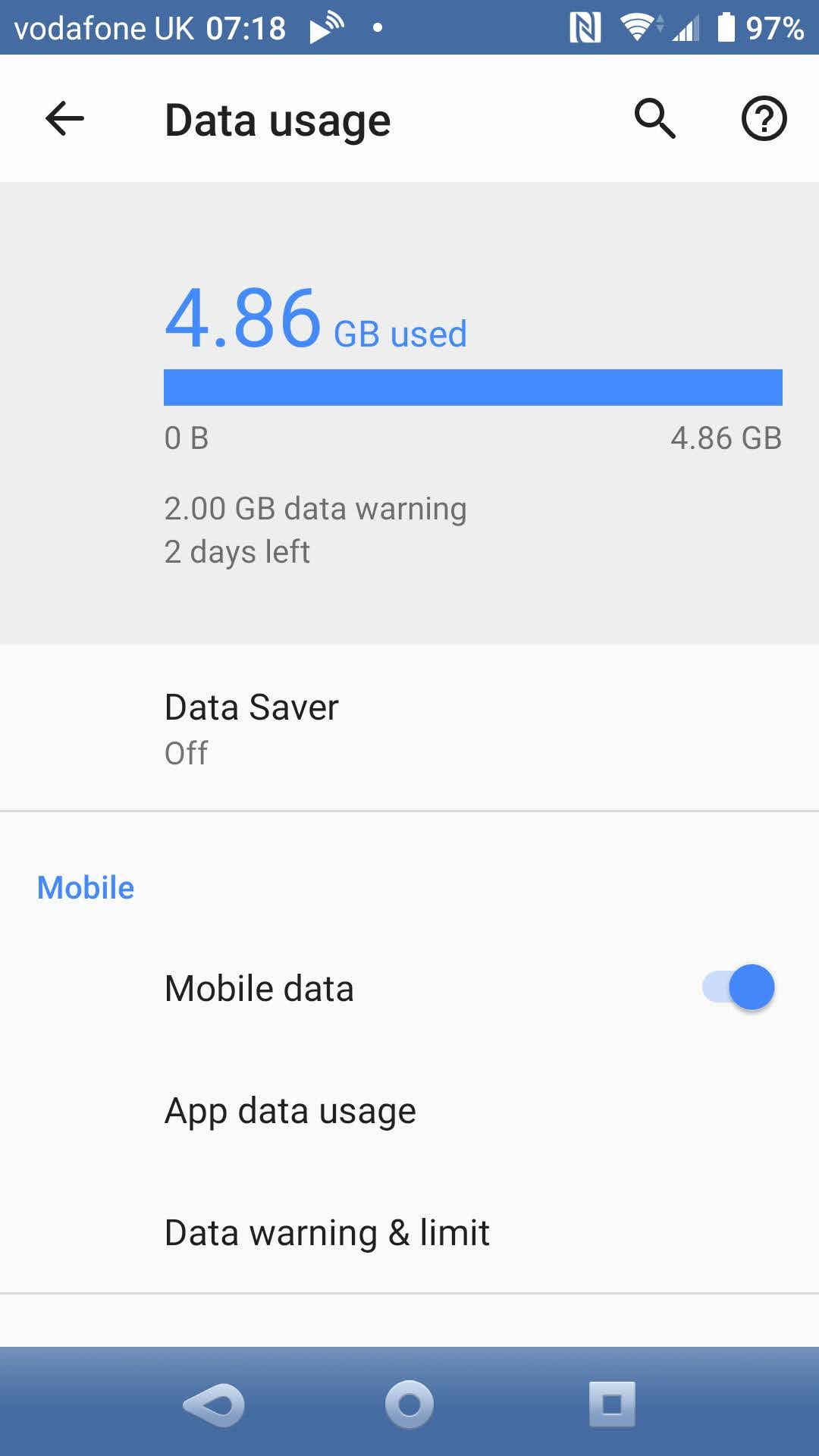 Reduce mobile internet data on Android