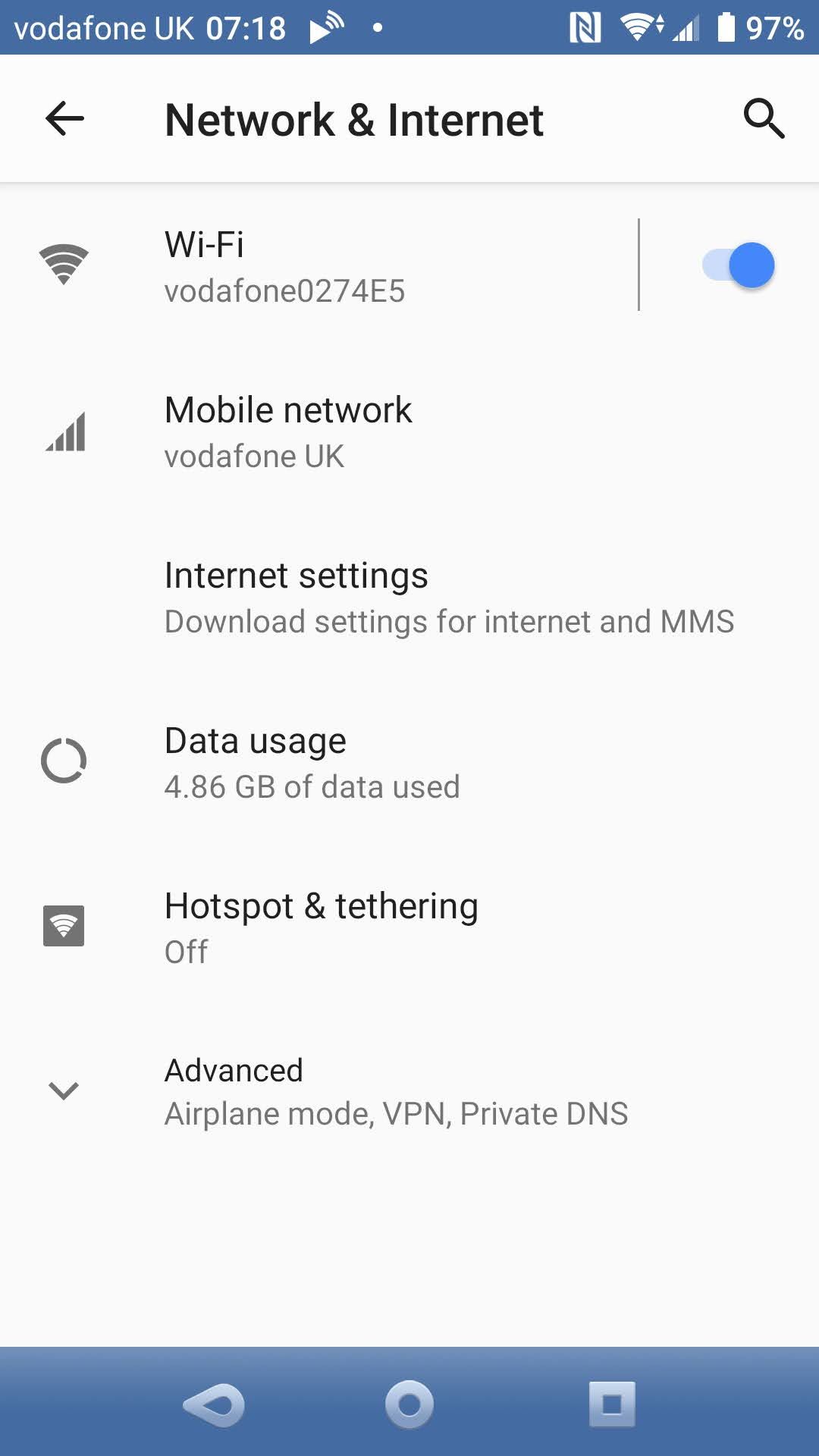 Reduce mobile internet data on Android