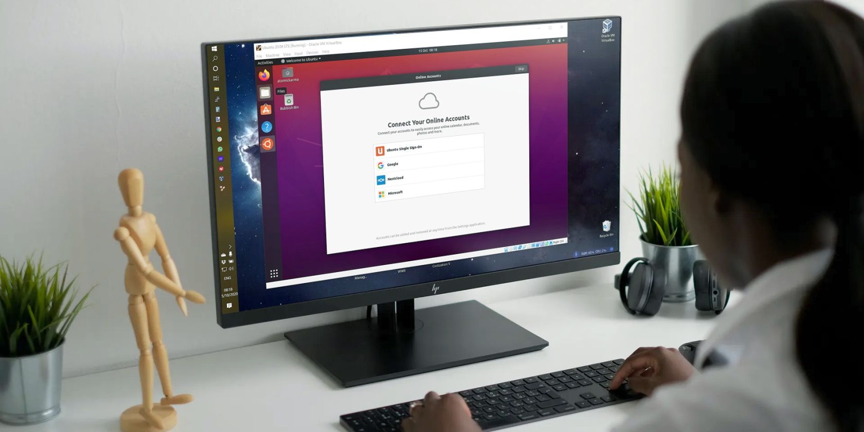 how to install ubuntu on virtualbox from online