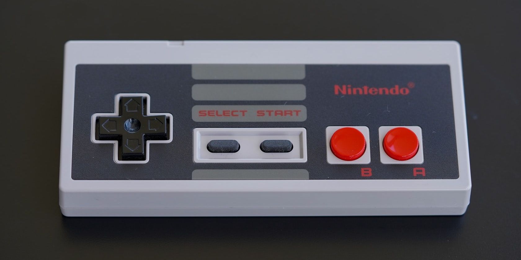 Photograph of an NES controller
