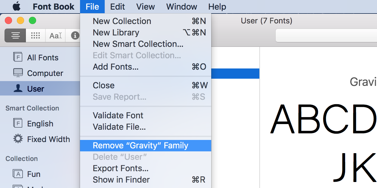 add font to photoshop mac