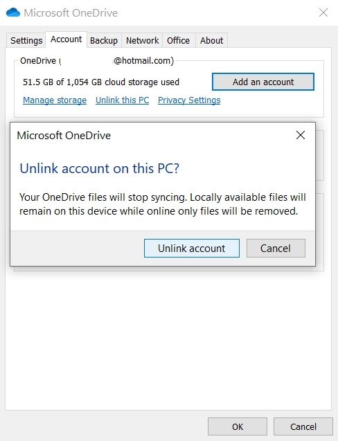 remove onedrive from windows 10