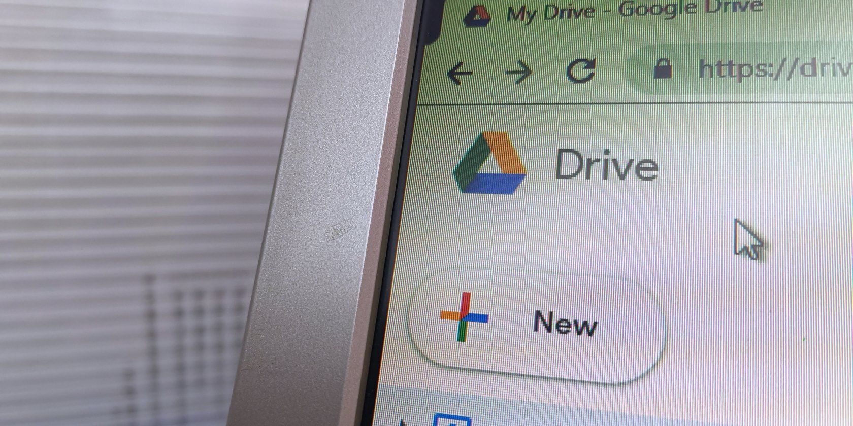 Google Drive on a laptop