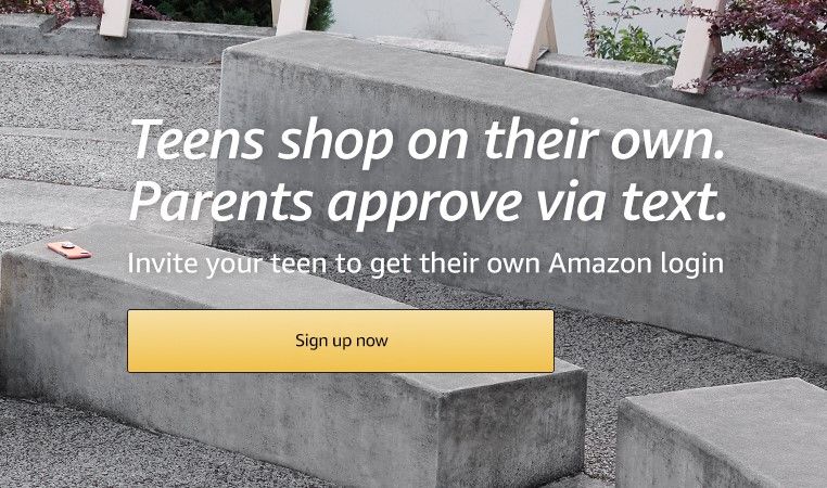 Amazon Household Add a Teen