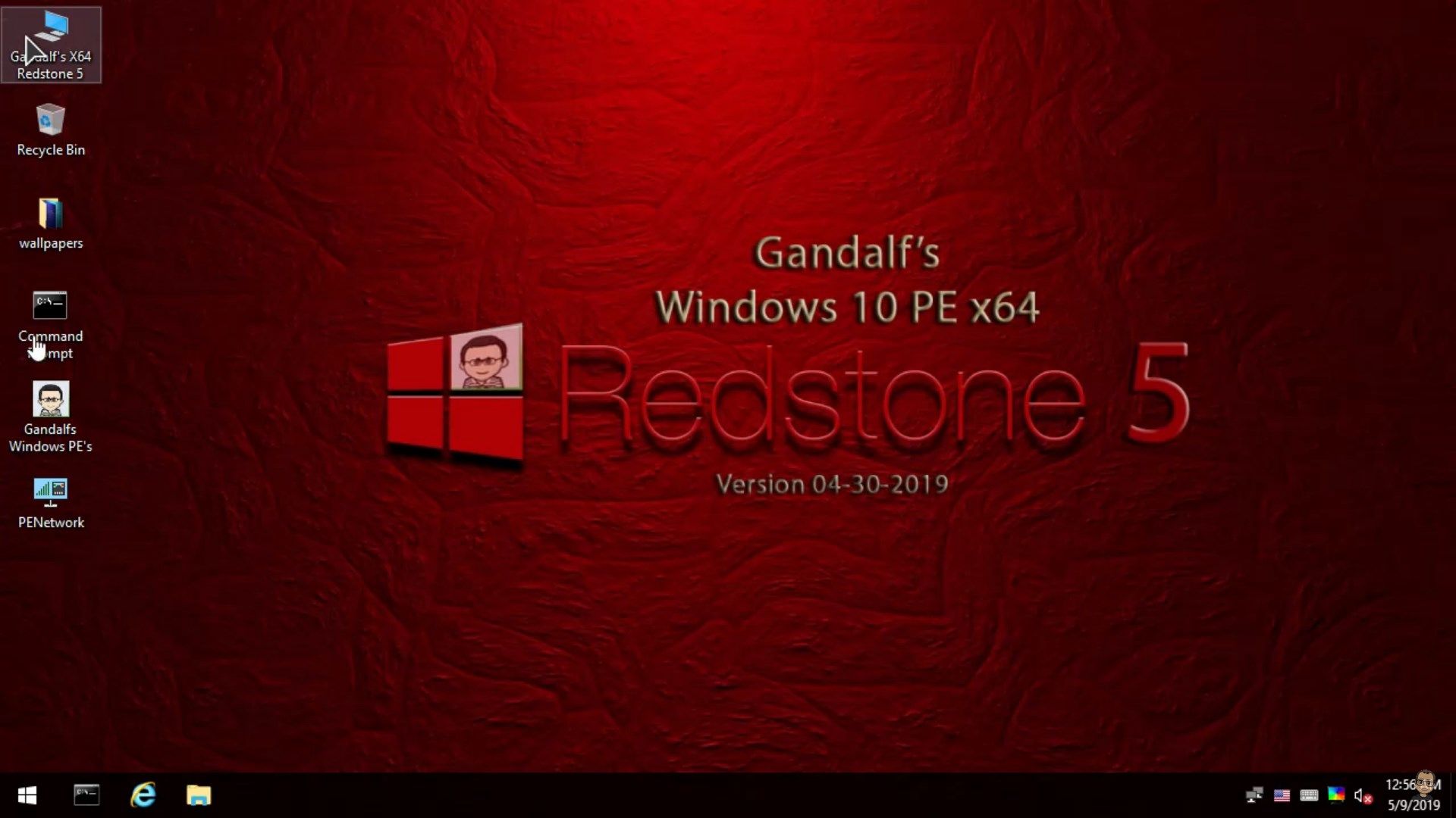 Gandalf's Windows 10PE x64 recovery disc