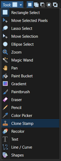 Paint.net's Clone Stamp Tool