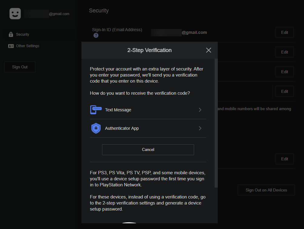 How To Set Up Two Step Verification On Psn