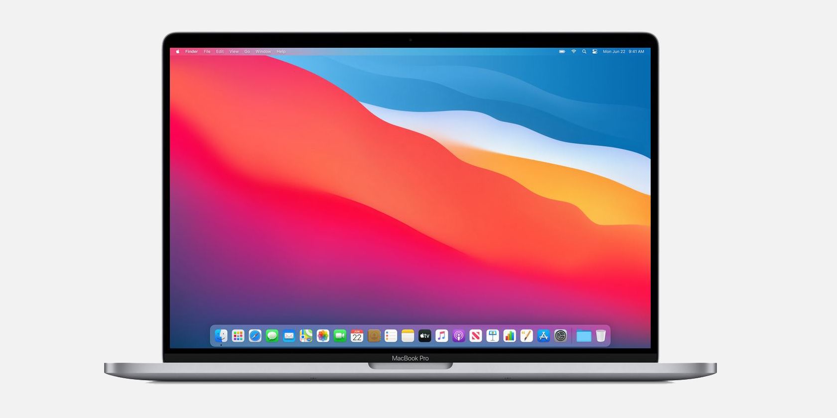 macOS Big Sur displayed on a MacBook