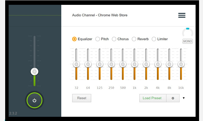 Audio Channel Chrome extension