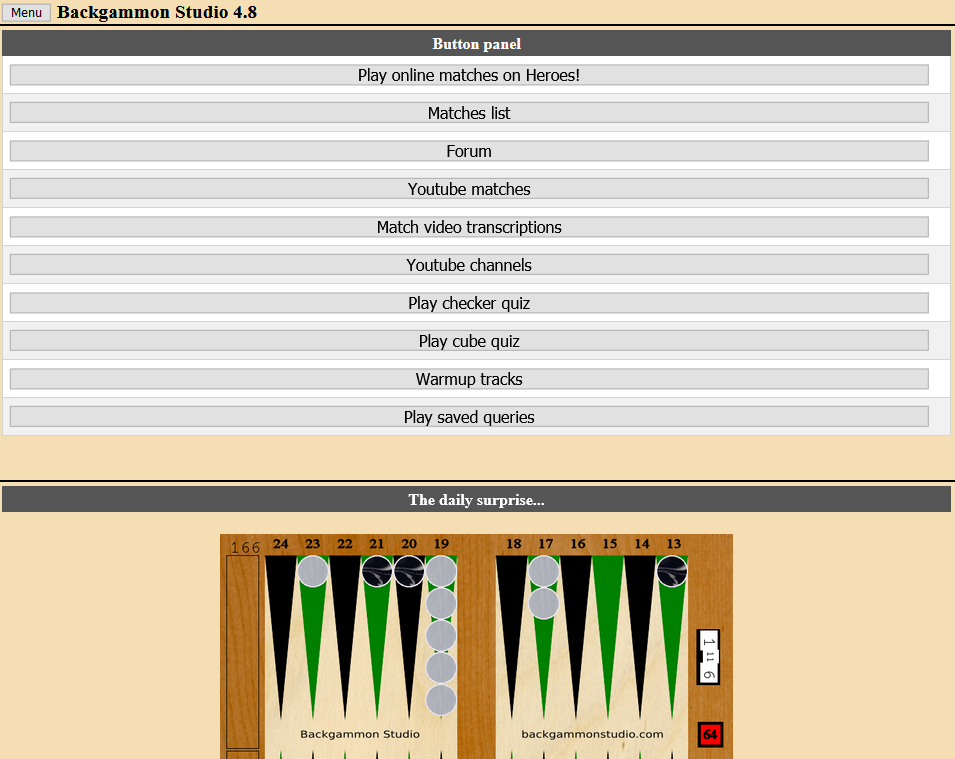 Backgammon Backgammon