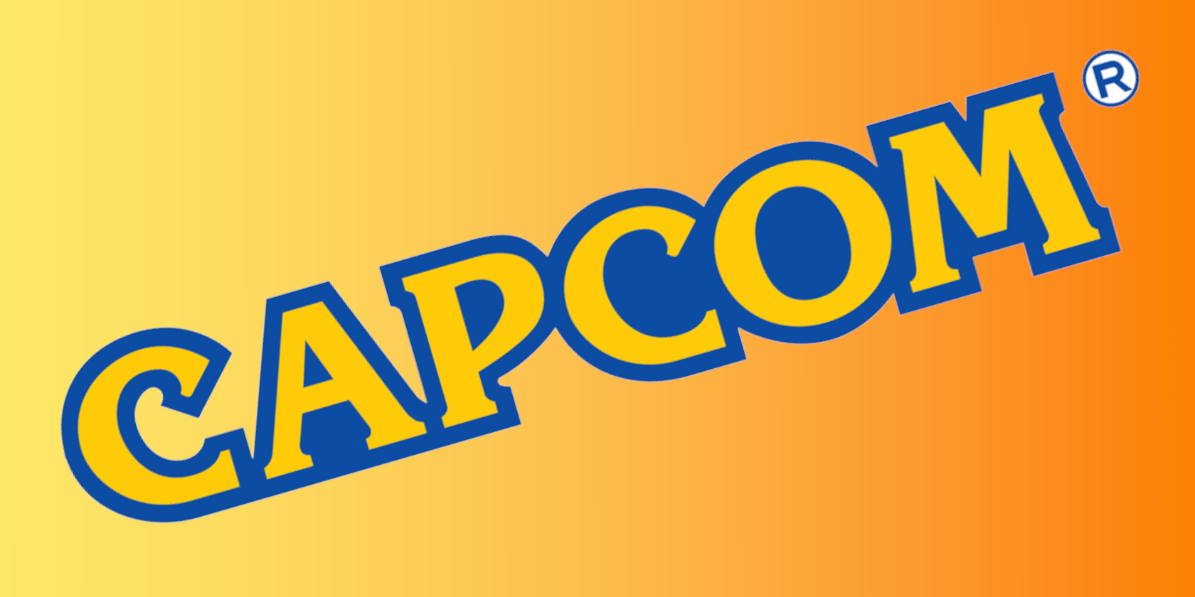 capcom logo on yellow background